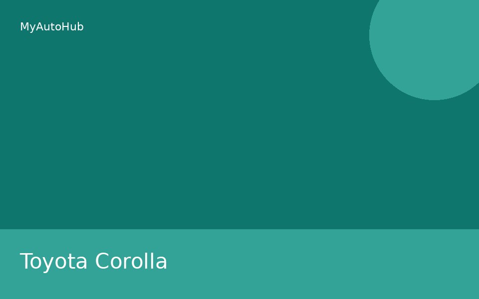 Toyota Corolla