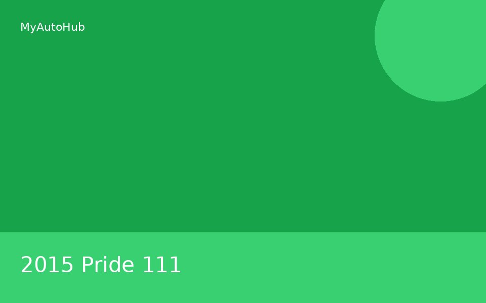 2015 Pride 111